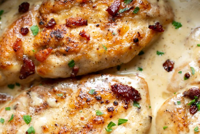 Heavenly Harmony: Creamy Bacon Chicken Delight