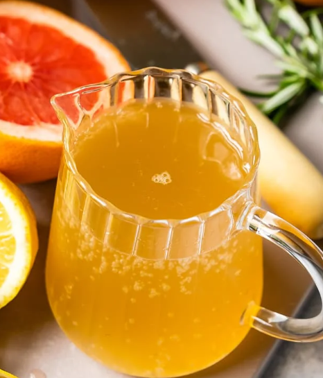 Grapefruit Ginger Kombucha Mocktail