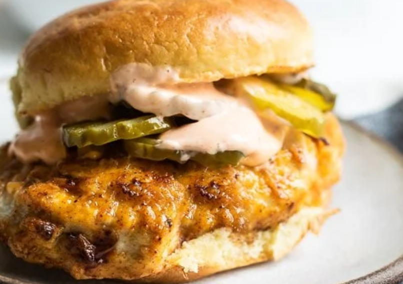 Crispy Air Fryer Chicken Sandwich