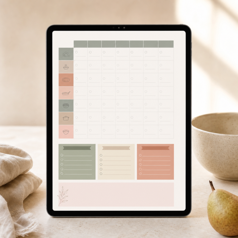 Calm Week Meal Rhythm System